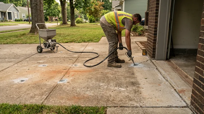 Concrete Leveling & Slab Lifting Nashville